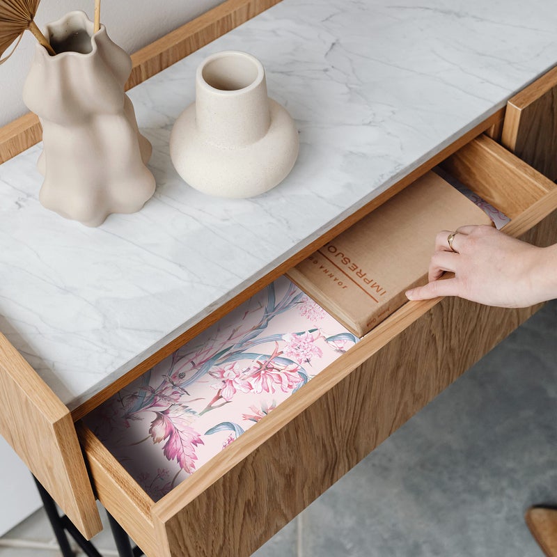 Merriton Scented Drawer Liners for Dresser Fragrant Paper Liner for Drawers Cabinet Shelf Linen Closet and Kitchen Scent Liners Non Adhesive (Floral Bliss) - Image 3